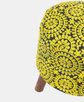 Ethnic Embroidered Cotton Stool