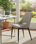 Home Deco and More Koni Iron Tube Dinning Chair, Beige, Packshot View