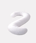 Home Deco and More Microfiber Pregnancy Pillow, White, 2900-gr, Packshot View