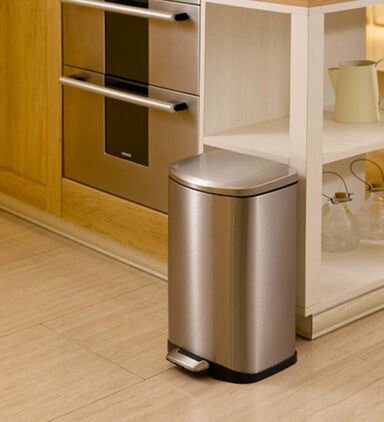 Della Stainless Steel Pedal Bin - 12 L