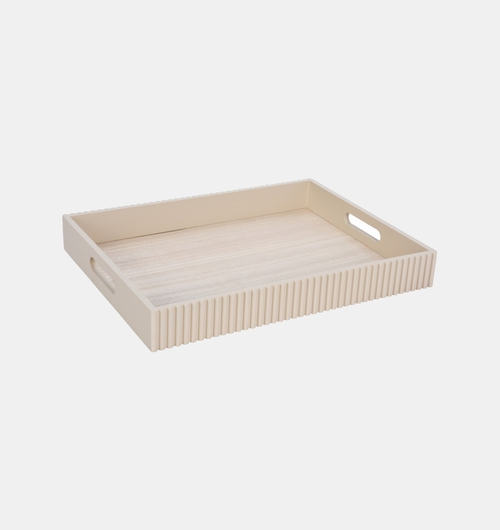 Mdf Ribbed Sides Serving Tray