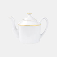 Home Deco and More Porcelain Golden-details Tea Pot, Packshot View