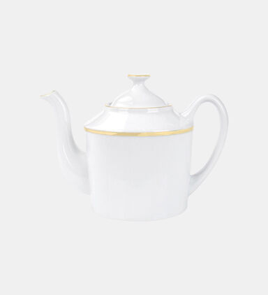 Home Deco and More Porcelain Golden-details Tea Pot, Packshot View