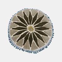 Aloe Handloom Tufted Cushion 40 Cm