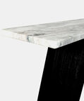 Home Deco and More Alaska Marble Wood Console Table, Packshot View