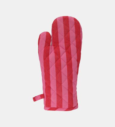 Cotton Woven Striped Oven Glove