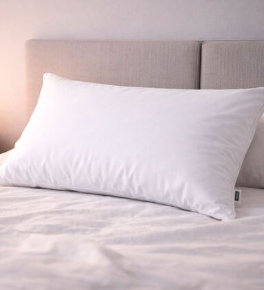 Home Deco and More Silicone Medium Filling Pillow, White, 50x75-cm, Packshot View