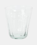 Ribbed Drinking Glass
