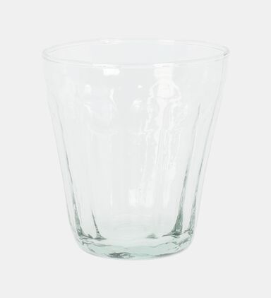 Ribbed Drinking Glass