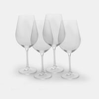 Crystalline 4-piece Wine Glass Set