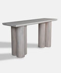 Home Deco and More Acacia Wood Spherical Legs Console, Packshot View