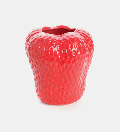 Home Deco and More Strawberry-shape Flower Pot, Red, 20-cm, Packshot View