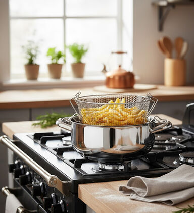 Silampos Europa Stainless Steel Frying Pan, Packshot View