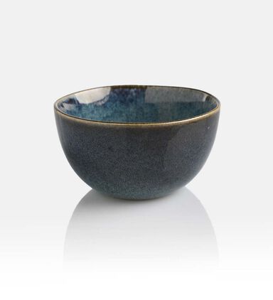 Ceramic Trimmed Edge Round Bowl