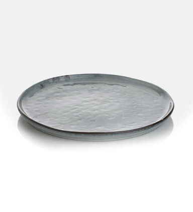 Home Deco and More Ceramic Trimmedmed Dinner Plate, Packshot View