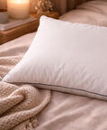 Home Deco and More Microfiber Microcheck Pillow, Packshot View