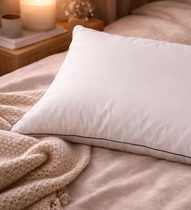 Home Deco and More Microfiber Microcheck Pillow, Packshot View