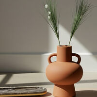 Decostar Amphora Debbie Terracotta Vase, Terracotta, Packshot View