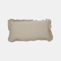 Frill Embellished Cushion 35x70 Cm