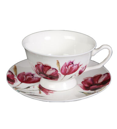 Flowerfield Porcelain Tea Cup Set