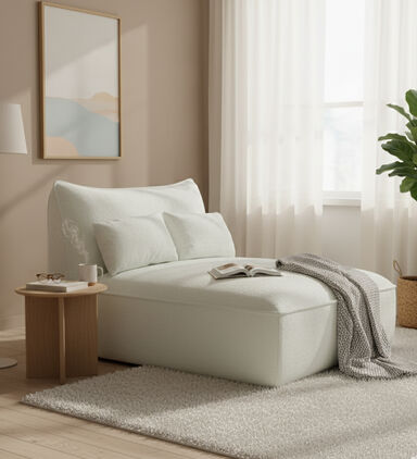 Home Deco and More Oslo Island Lounger, Packshot View