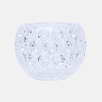 Minerva Crystal Round Vase 8x6 Cm