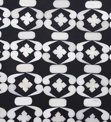 Chess Round Iron Coffee Table