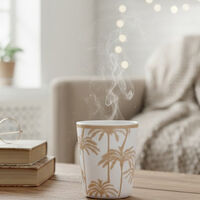 Excellent Houseware Melamine Palm-print Matt-finish Mug, Packshot View