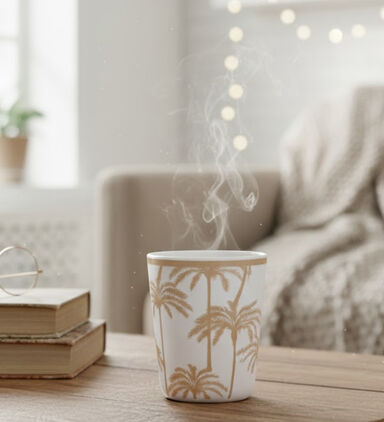 Excellent Houseware Melamine Palm-print Matt-finish Mug, Packshot View