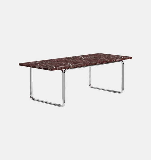 Metal Chrome Base Dining Table