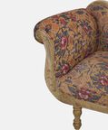 Home Deco and More Antoinette Chenille Digital Printed Chaise, Packshot View