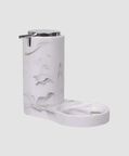 Marble-print 2-in-1 Soap Dispenser