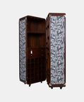 Home Deco and More Arch Mango Wood Bar Cabinet, Packshot View