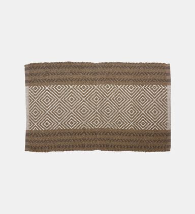 Woven Recycled Cotton Striped Rug