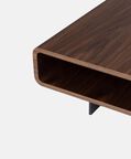 Home Deco and More Mount Rectangular Walnut Coffee Table, Packshot View