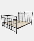 Home Deco and More Stella Iron Frame Bed, Black, 180x200-cm, Packshot View
