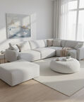 Home Deco and More 2-seater Sofa Set, Grey, Packshot View