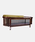 Home Deco and More Martinelli Hallway Olive Bench, Olive, 122x40x47-cm, Packshot View