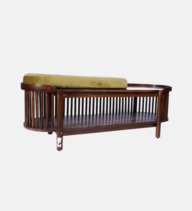 Home Deco and More Martinelli Hallway Olive Bench, Olive, 122x40x47-cm, Packshot View