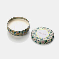 Printed Round Candle-in-glass