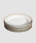 Home Deco and More Gold-rimmed Dessert Plates 6-piece Set - 21 Cm, Packshot View