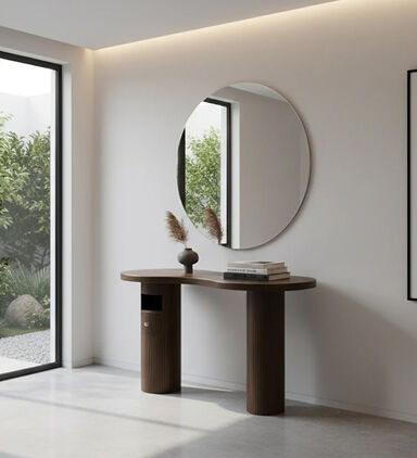 Home Deco and More Pillar Mango Wood Writing Desk, Packshot View