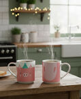 Home Deco and More Porcelain Animal Mugs 2-piece Set, Packshot View