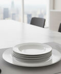 Home Deco and More Gold-rimmed Dinner Plates 6-piece Set - 27 Cm, Packshot View