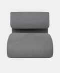 Dan Form Dubna Boucle Fabric Lounge Chair, Taupe, Packshot View