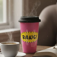 Rosanna Pellegrini Bang Porcelain Travel Mug, Packshot View