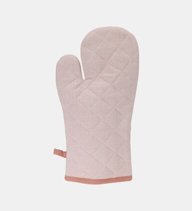 Quilted Contrasted Trim Kitchen Glove