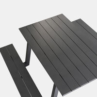 Lakeside Aluminum Bench Table