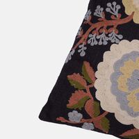 Home Deco and More Dahlia Floral Cotton Cushion 50x50 Cm, Packshot View