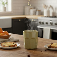 Home Deco and More Earthy-toned Long Structured Mug, Brown, Packshot View